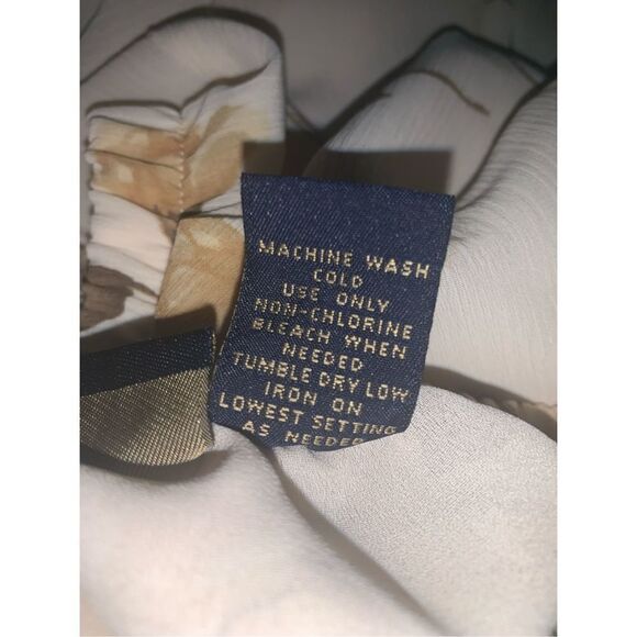 Vintage Chiffon Floral Skirt Set Medium - Picture 14 of 14